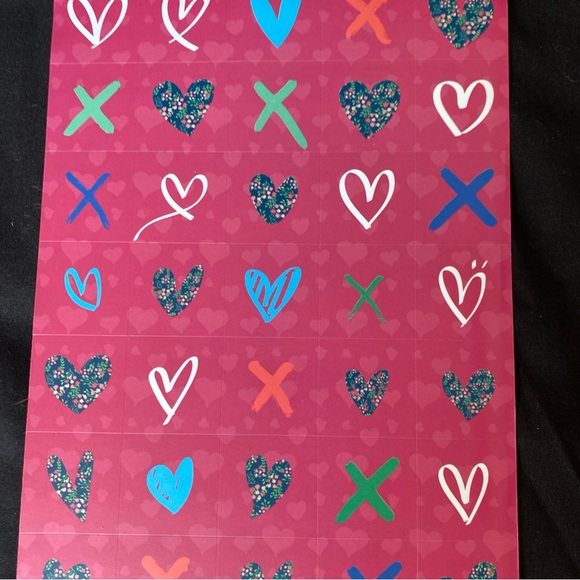 Kids Valentines Day Tic Tac Toe Mailbox And Cards 24 Pack With Stickers - Picture 8 of 8